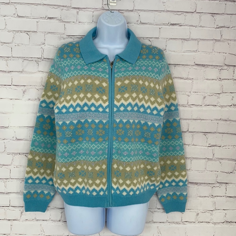 Alfred Dunner 30% wool sweater size PL